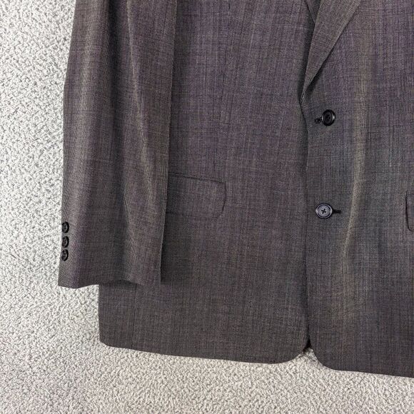 Vintage Pierre Balmain Blazer 44L Gray Suit Jacket Business Casual Modern Office - Picture 5 of 16